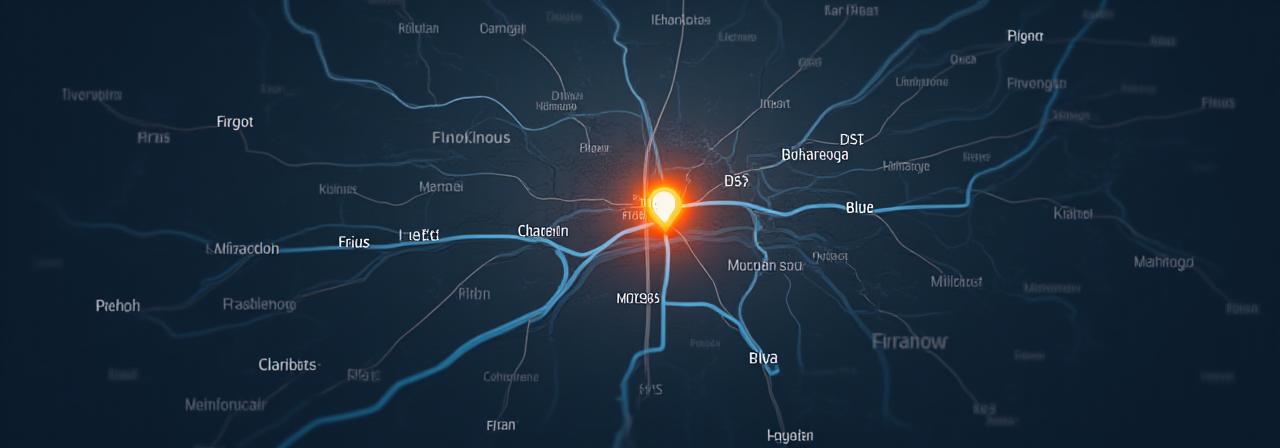 Map of Gilyards Trucking headquarters in Charlotte NC